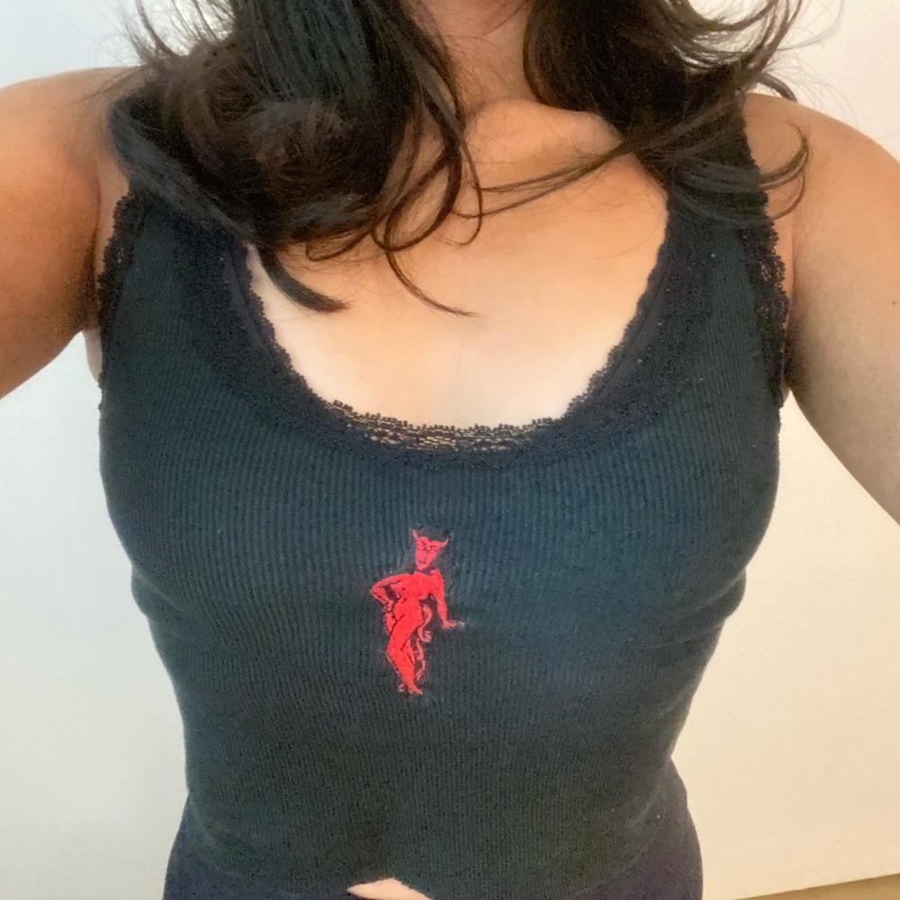 Brandy Melville woman devil tank